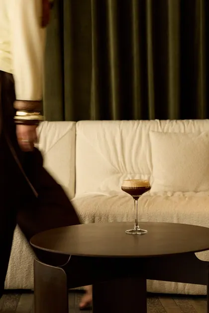 F&B — espresso martini in the lounge