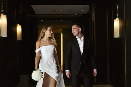 Wedding — bride and groom